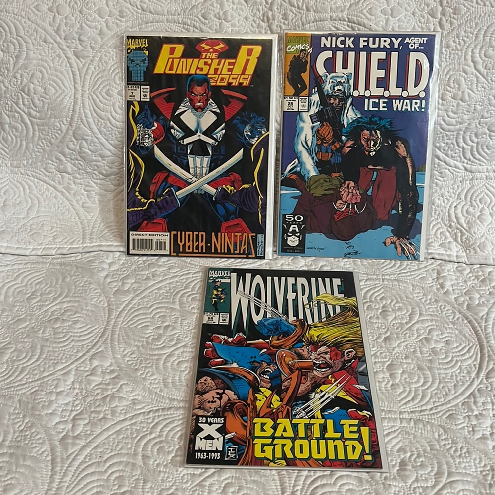 Set of 4‎ Marvel comic books